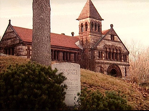 Main Street, 053, Ames, Oliver, Free Library, 53 Main Street, North Easton, MA, info, Easton Historical Society