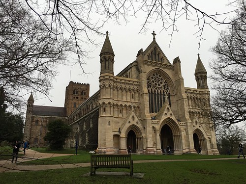 St Albans Cathedral Abbey, St Albans, Hertfordshire, England