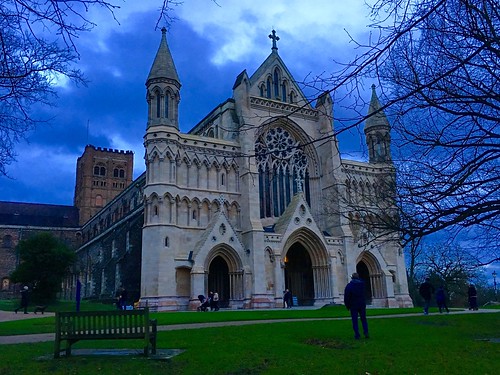 St Albans Cathedral Abbey, St Albans, Hertfordshire, England