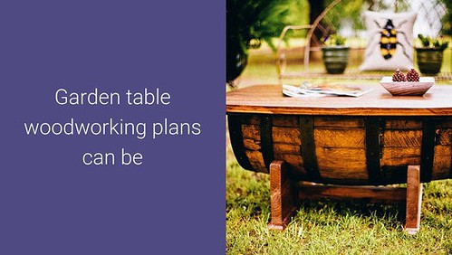 Best Garden Table Woodworking Plans - Patio Table Wood Plans for Beginners