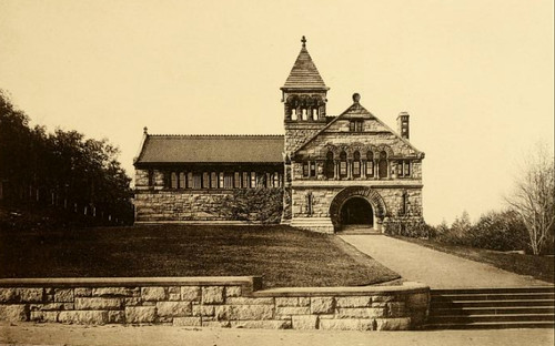 Main Street, 053, Ames, Oliver, Free Library, 53 Main Street, North Easton, MA, info, Easton Historical Society