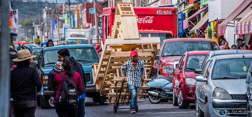 2018 - Mexico - Cholula - Moving Wood Work - 2 of 2