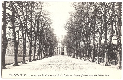 Fontainebleau (Seine-et-Marne) - Avenue de Maintenon et Porte Dorée