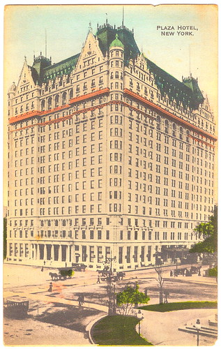 New York - Plaza Hotel Prior to 1921. And Donald Trump.