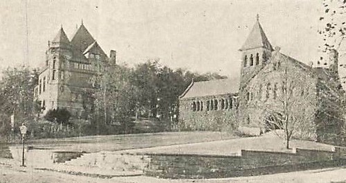 Main Street, 053, Ames, Oliver, Free Library, 53 Main Street, North Easton, MA, info, Easton Historical Society