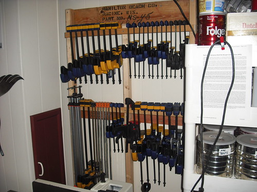 Woodworking Clamp Rack