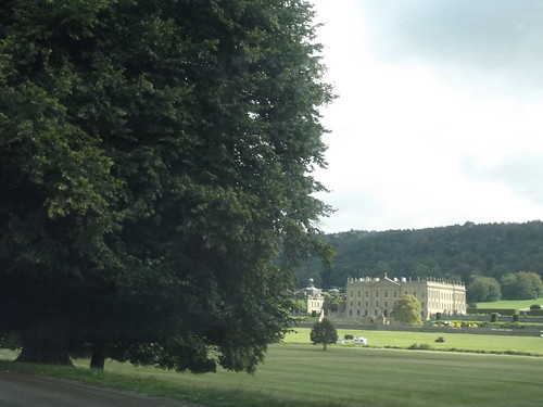 Chatsworth House - the drive to the house