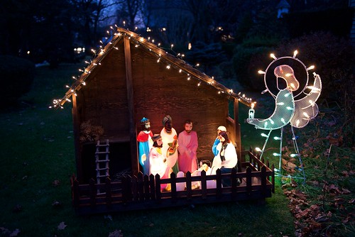 Nativity on the lawn!