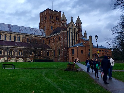 St Albans Cathedral Abbey, St Albans, Hertfordshire, England