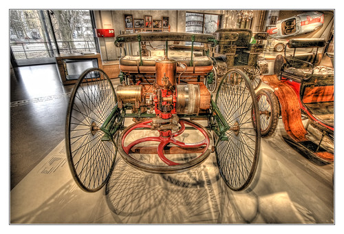 Berlin - Deutsches Technikmuseum Berlin - Benz Patent-Motorwagen 02