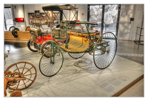 Berlin - Deutsches Technikmuseum Berlin - Benz Patent-Motorwagen 01