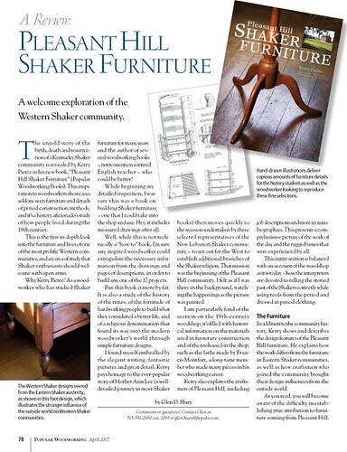 Review: Pleasant Hill Shaker Furniture