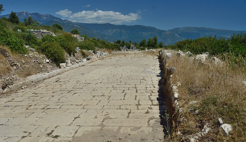 XANTHOS  Ancient City. KINIK/Turkey. Unesco  World Heritage List. Roman-Byzantine Street