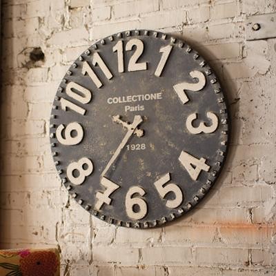 wooden clock