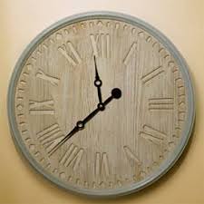 wooden clock