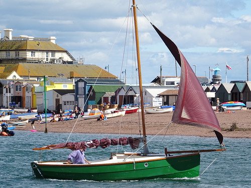 Little Green Cornish Shrimper 19 on the Teign