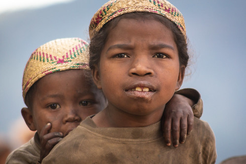 Two kids in Faliarivo