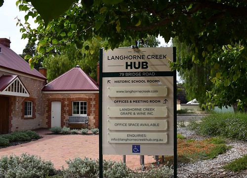 Langhorne Creek Hub located in the Langehorne Bridge / Creek historic school rooms that were established 1858. Fleurieu Peninsula South Australia