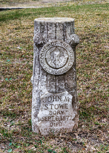 Gravestone in  a Cemetery on Kohler Drive, Hatteras  Village NC