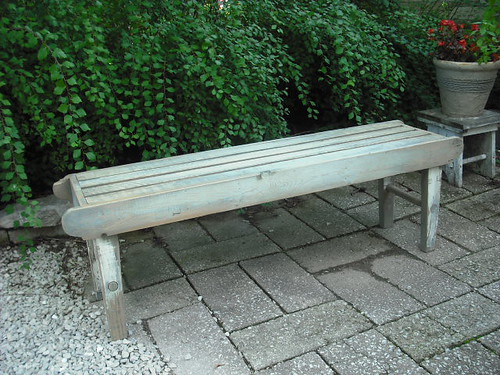 Rustic Painted Benches 02