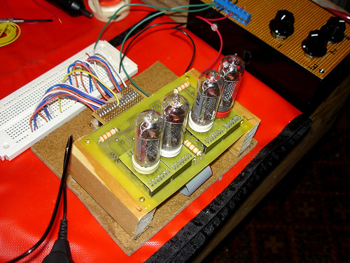 Nixie Clock Driver Board Test Rig