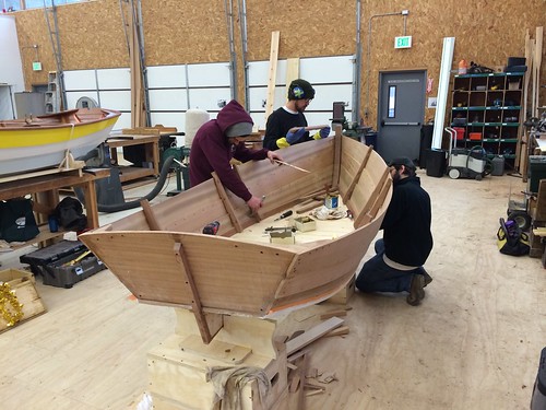 IMG_1701 - Port Hadlock WA - Northwest School of Wooden Boatbuilding - Hammond Shop - Peter Bailey section - John Atkin-designed Flipper dinghy