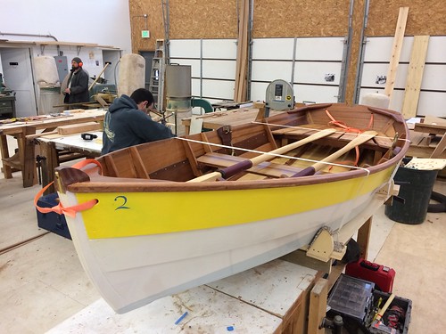 IMG_1699 - Port Hadlock WA - Northwest School of Wooden Boatbuilding - Hammond Shop - Peter Bailey section - John Atkin-designed Flipper dinghy for Seattle boat show