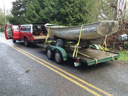 IMG_3705 - Kamilche WA - Poulsbo Boat donation to Northwest school of Wooden Boatbuilding - loading the boat -