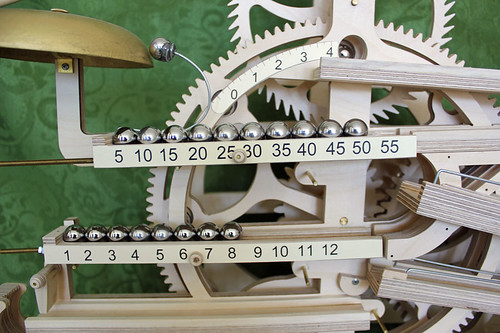 Celebration Rolling Ball Clock by Clayton Boyer