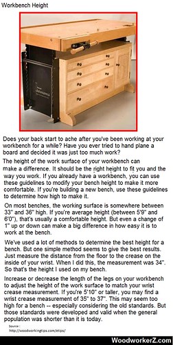 Workbench Height