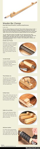 Wooden Bar Clamps