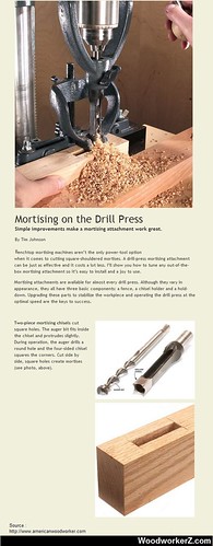 Mortising on the Drill Press