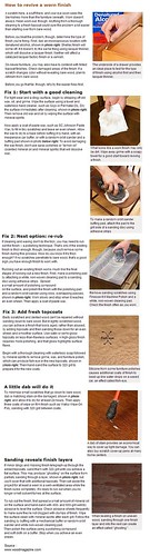 How to revive a worn finish