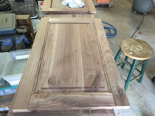 Black walnut cabinet door