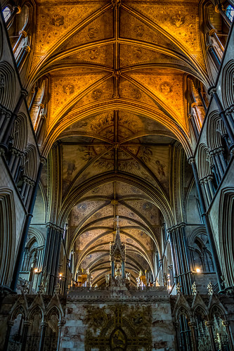 Ceiling of Worcester Cathedral