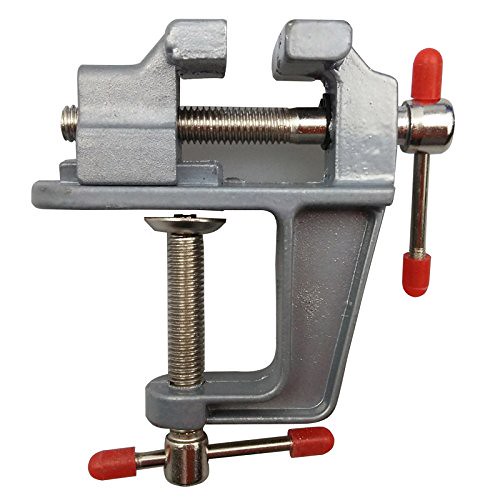 Aluminum Mini Vise Clamp Flat Nose Table Vise Bench Vise Machine Vice Milling Vise Diy Craft Jewelry Woodworking Carving Tools 1- - DiZiWoods Store