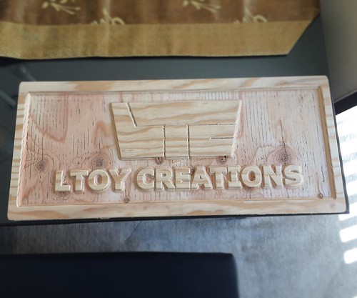 Looks like my #CNC #wooden #sign came out just as planned. #projects #custom #