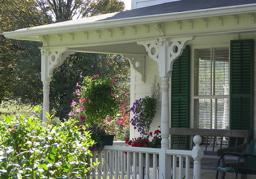 autumn on the porch