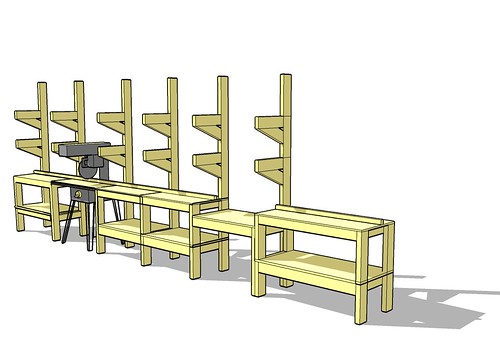 Bench and Storage