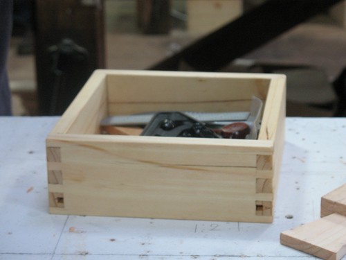 Port Hadlock WA - Northwest School of Wooden Boatbuilding - Basic Woodworking - Shoulder box construction