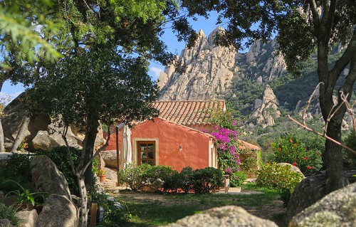 In the mountain village San Pantaleo, Sardinia