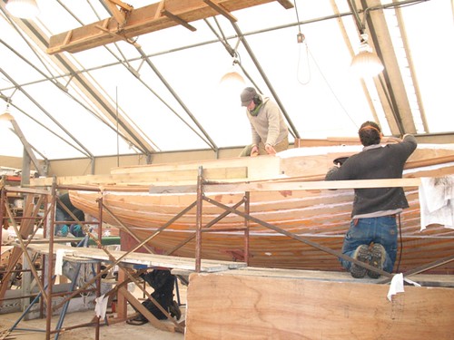 Crosby Catboat Construction at the Boat School - Quarter 2 Week 7 016