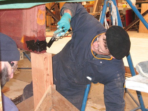 Crosby Catboat Construction at the Boat School - Quarter 2 Week 7 019