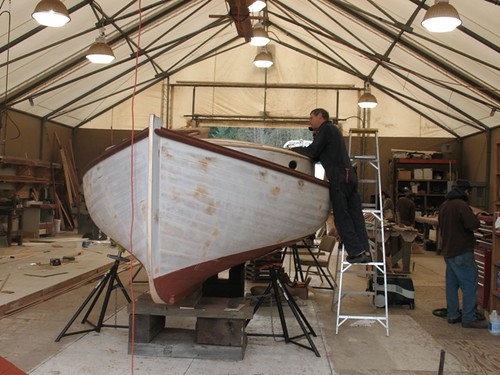 Crosby Catboat Construction at the Boat School - Quarter 2 Week 7 012