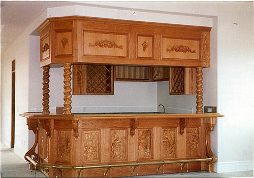 Ornate Wet Bar with