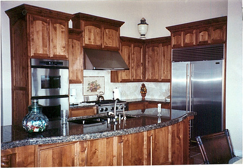 Rustic Alder Kitchen (after)