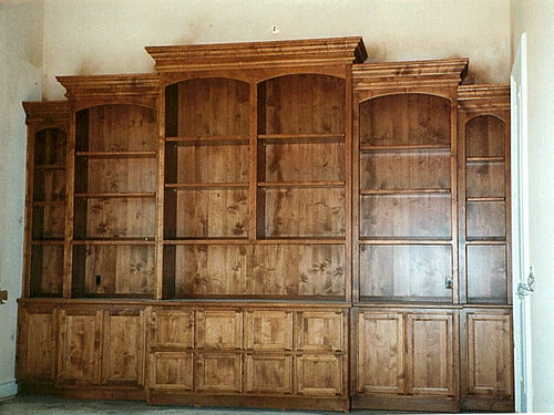 Rustic Alder Wall Unit