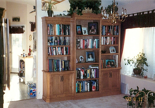 Compact Maple Shelving Unit