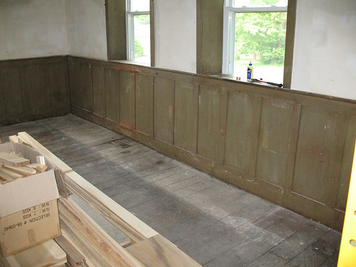 Original Wainscotting of Meeting House