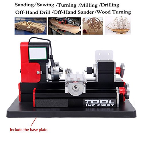 Ridgeyard 24W 20000rpm Mini Motorized Metal Working Lathe Machine DIY Woodworking Tool for Hobby Science Education Modelmaking - DiZiWoods Store